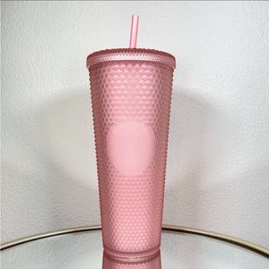 Pink Studded Starbucks Tumbler